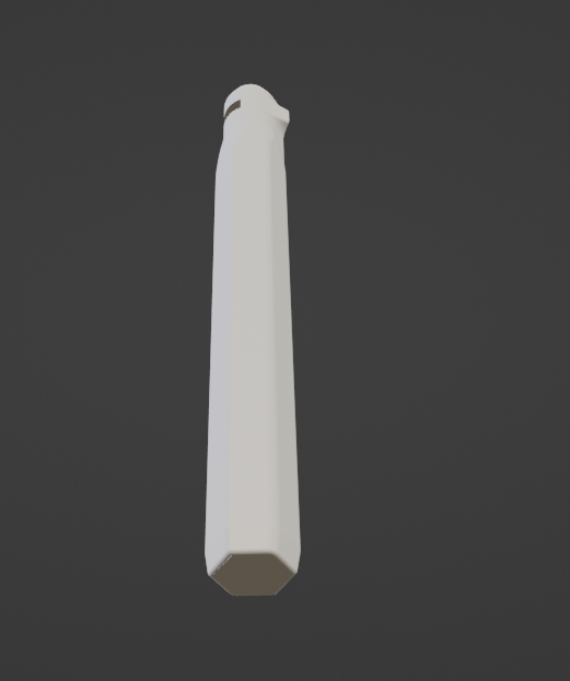 Deburr Tool Handle, Flat Bottom Version