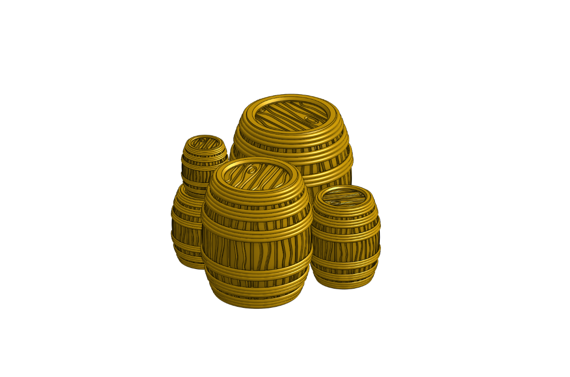 Barrels for Frosthaven - Premium Version by Robagon3D | Printables Store