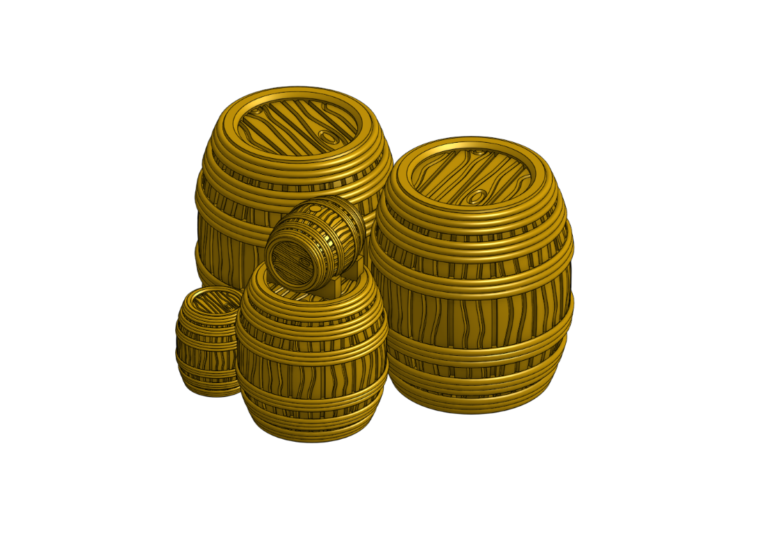 Barrels for Frosthaven - Premium Version by Robagon3D | Printables Store