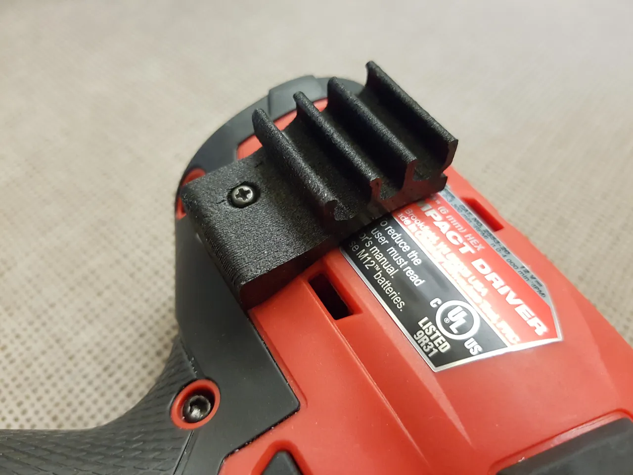 Milwaukee m12 impact discount driver bit holder