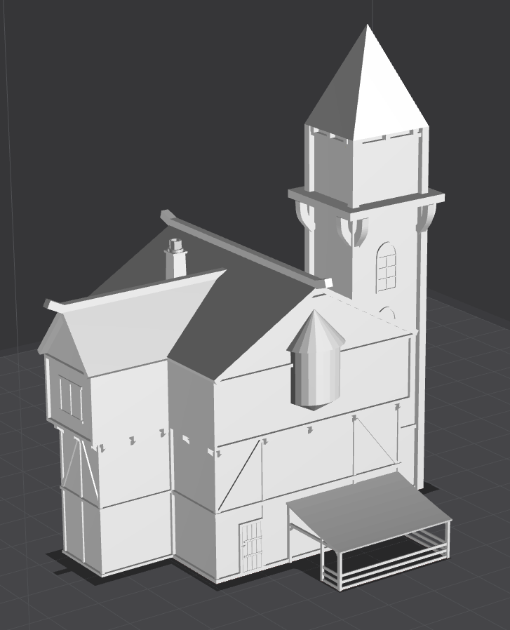 Medieval House 1 by Starwater | Download free STL model | Printables.com
