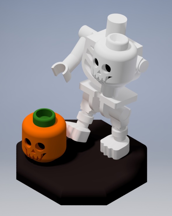Halloween Lego Skeleton