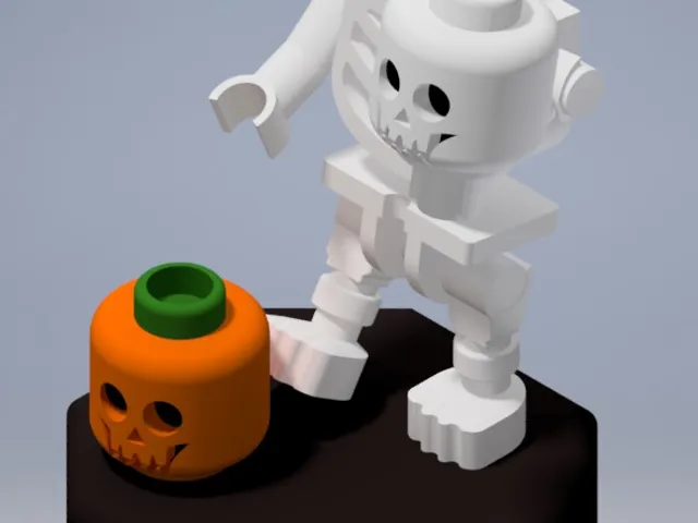 Halloween Lego Skeleton