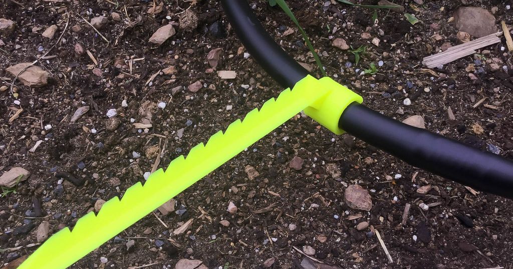 Gardena 13mm (1/2") micro drip hose stake by Tiebie Download free STL