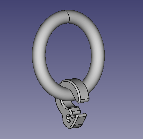 Ikea loop curtain hanger hook