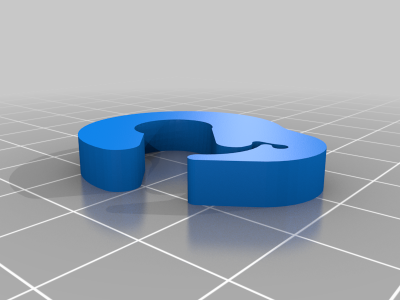 Miniatura 4 do modelo 3D Ikea loop curtain hanger hook