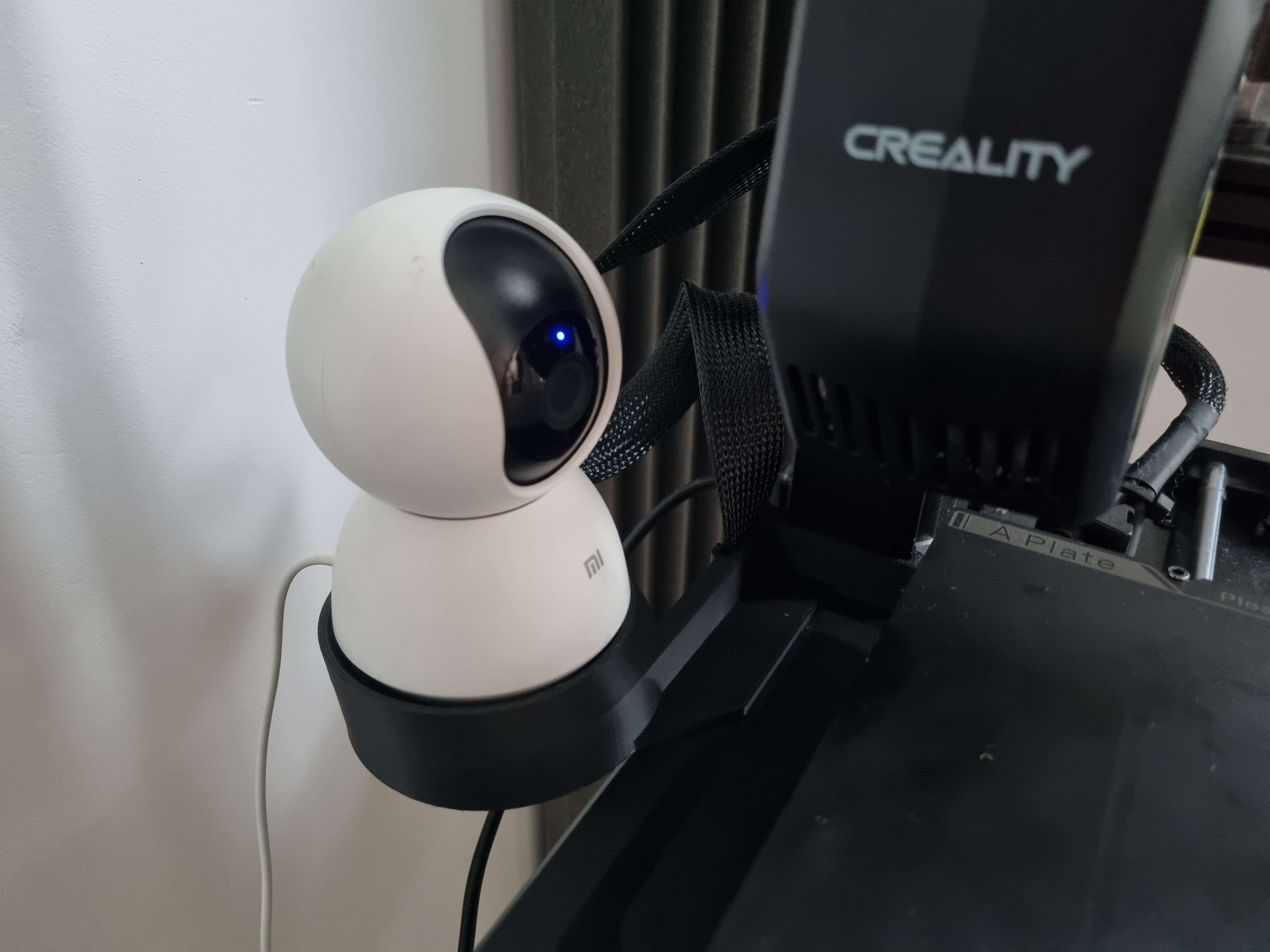 Ender 3 V3 SE IP camera and cable clip Mi 360 3D model thumbnail