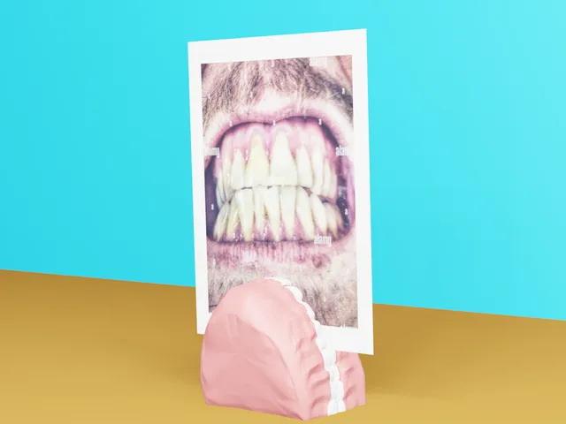 Teeth Instant Camera photo stand