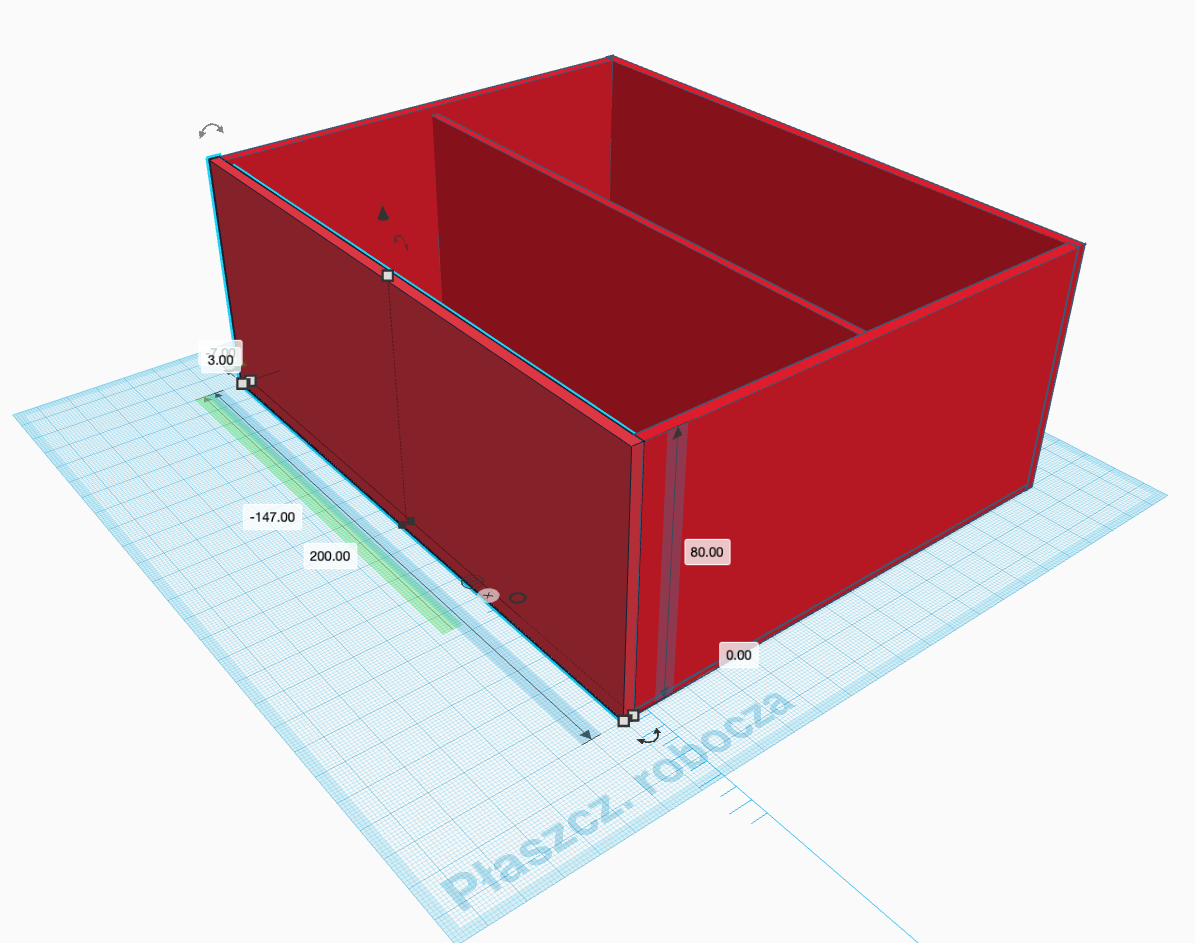 Compartment Box Storage 200x160x80 + Lid by Bart_Pe Download free STL