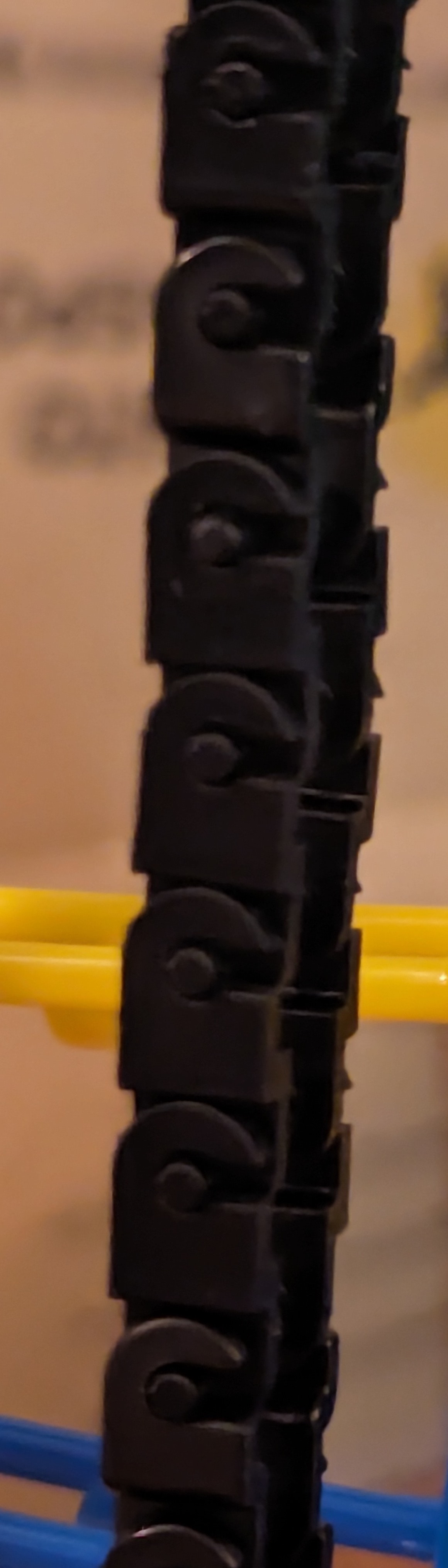Marble run motorized elevator's chain