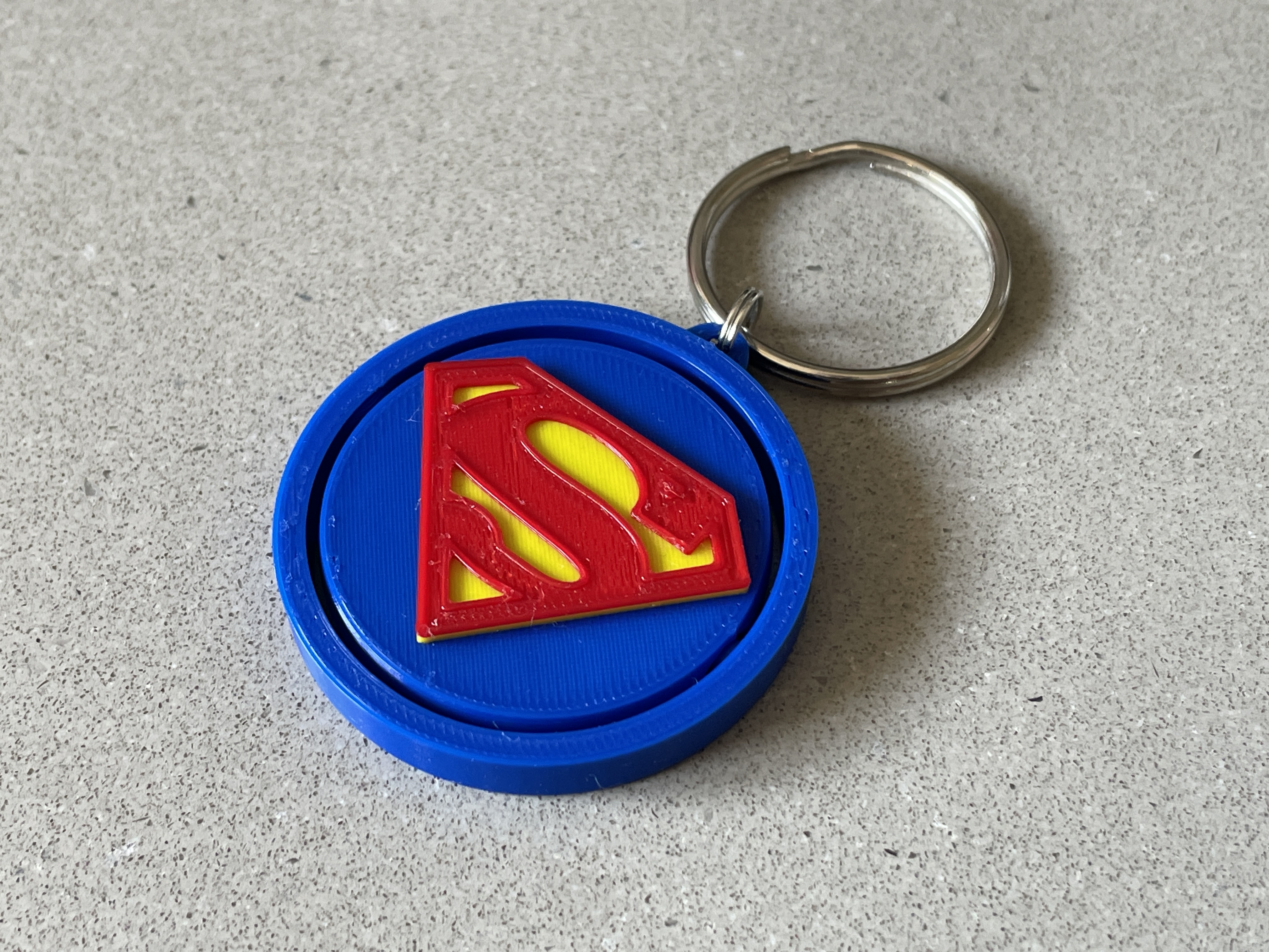 Superman Keychain - Print in Place