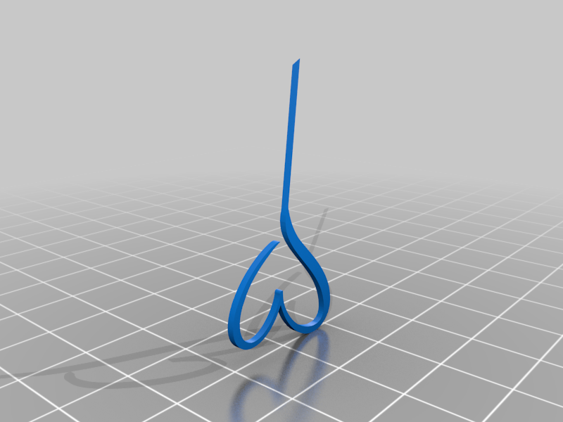 Miniatura 2 do modelo 3D Heart Pike scaleable