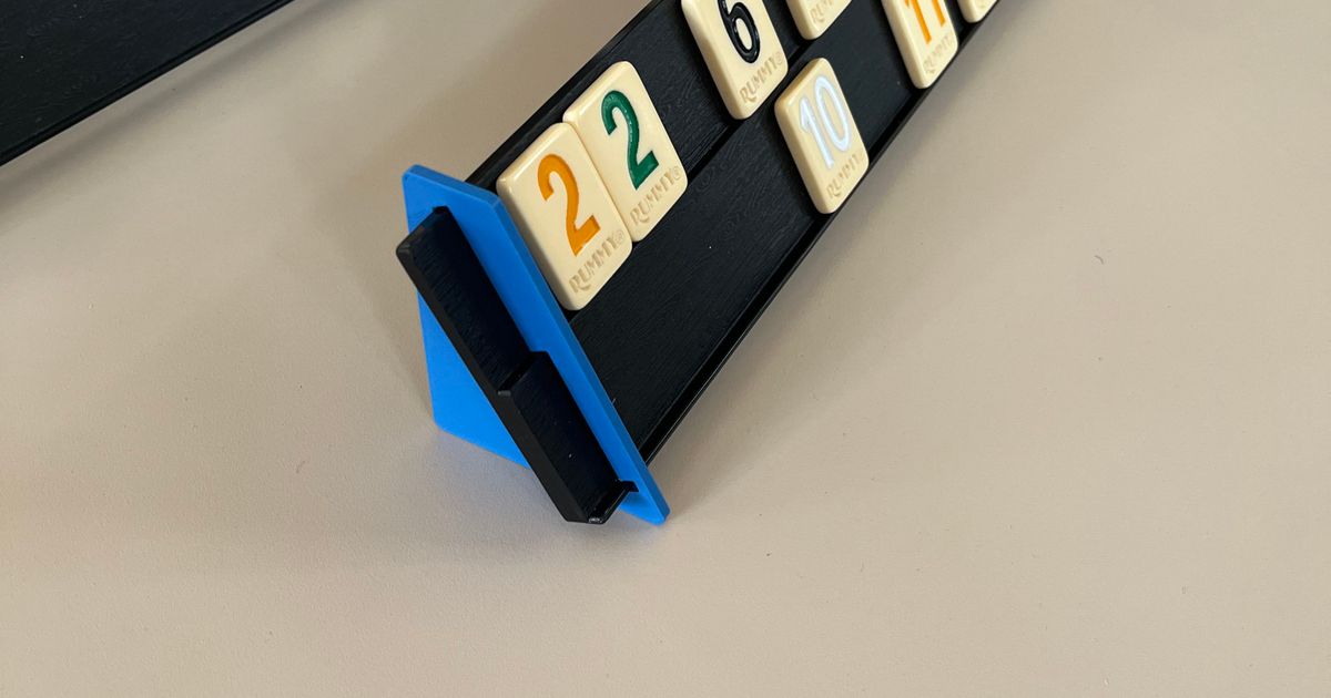 Rummikub Board Holder by OlePeters Download free STL model