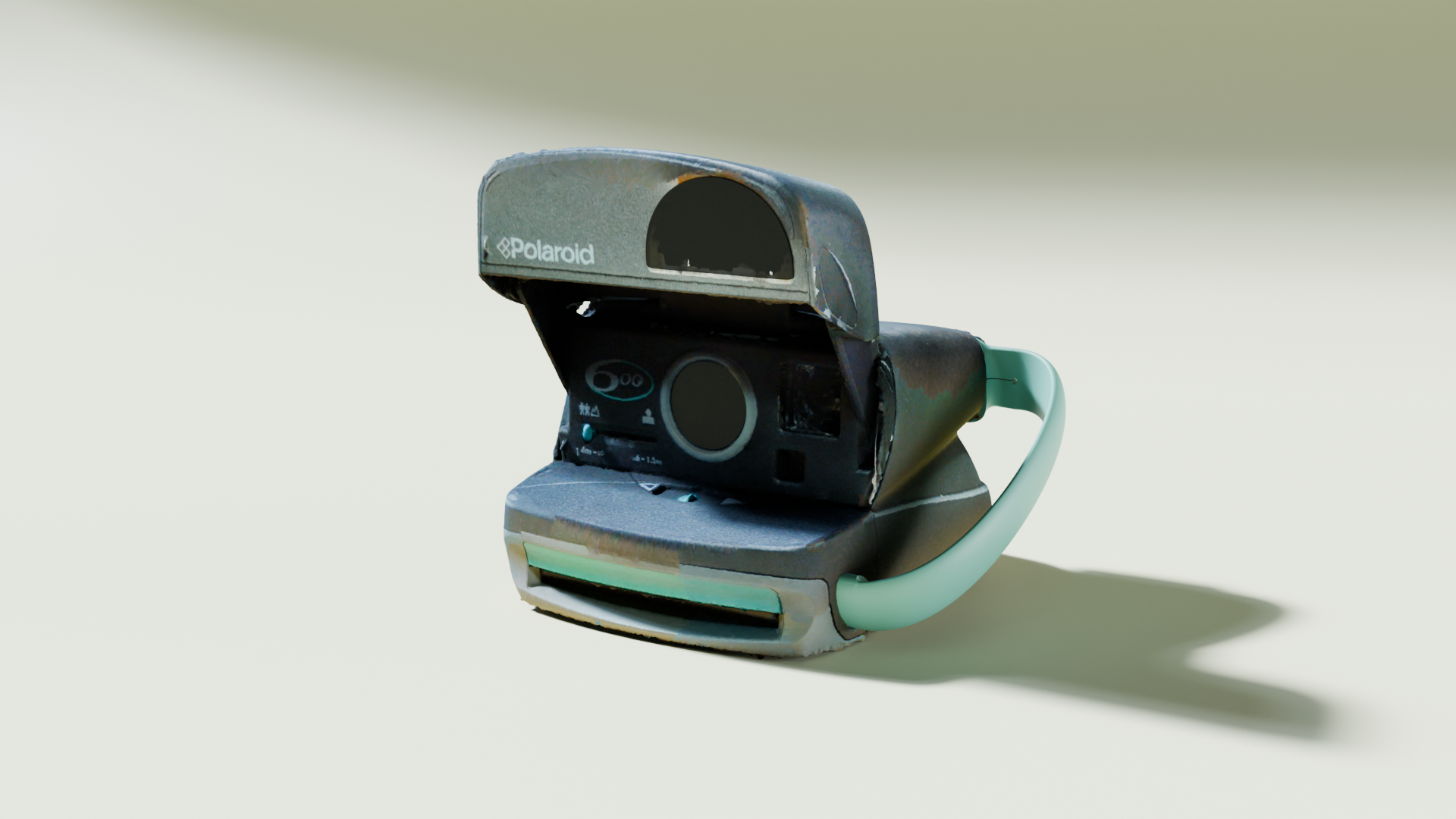 Polaroid 600 handle