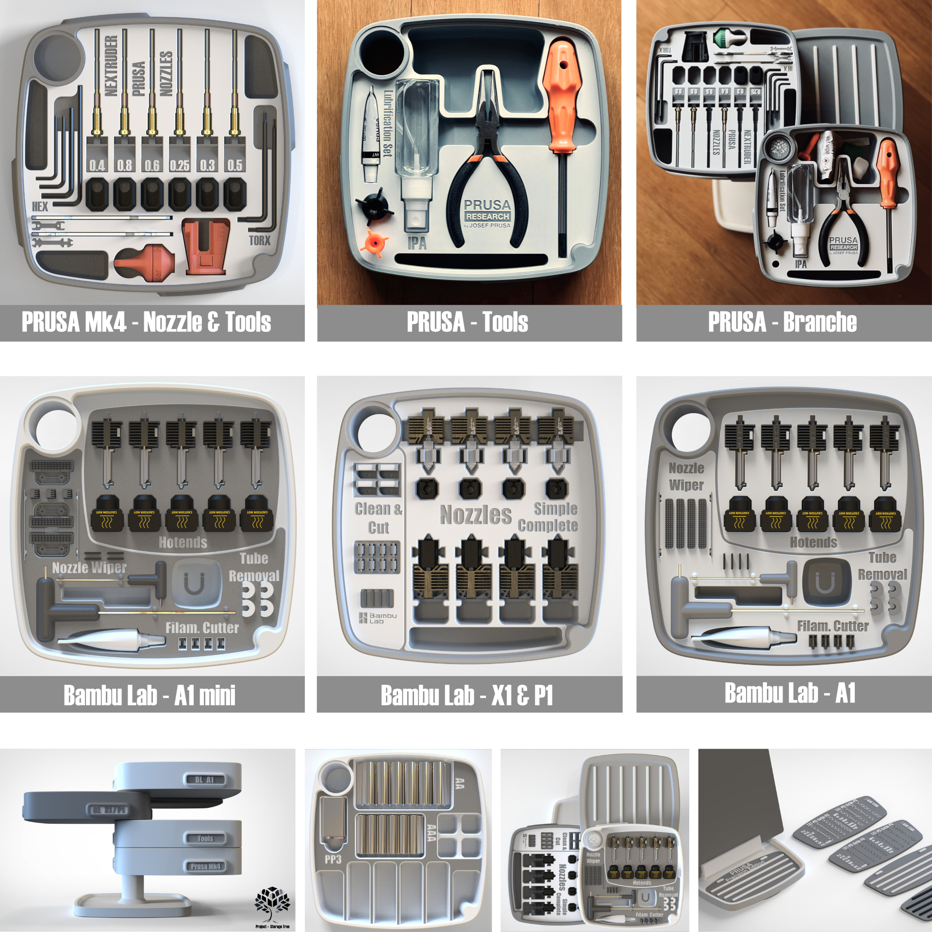 Miniatura 11 do modelo 3D Modular Storage Tree