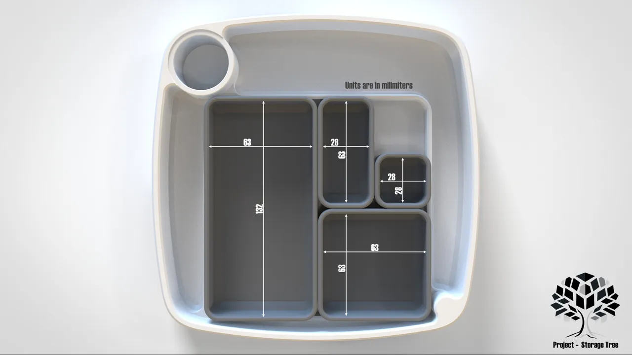 Modular Storage Tree by Jorge | Download free STL model | Printables.com