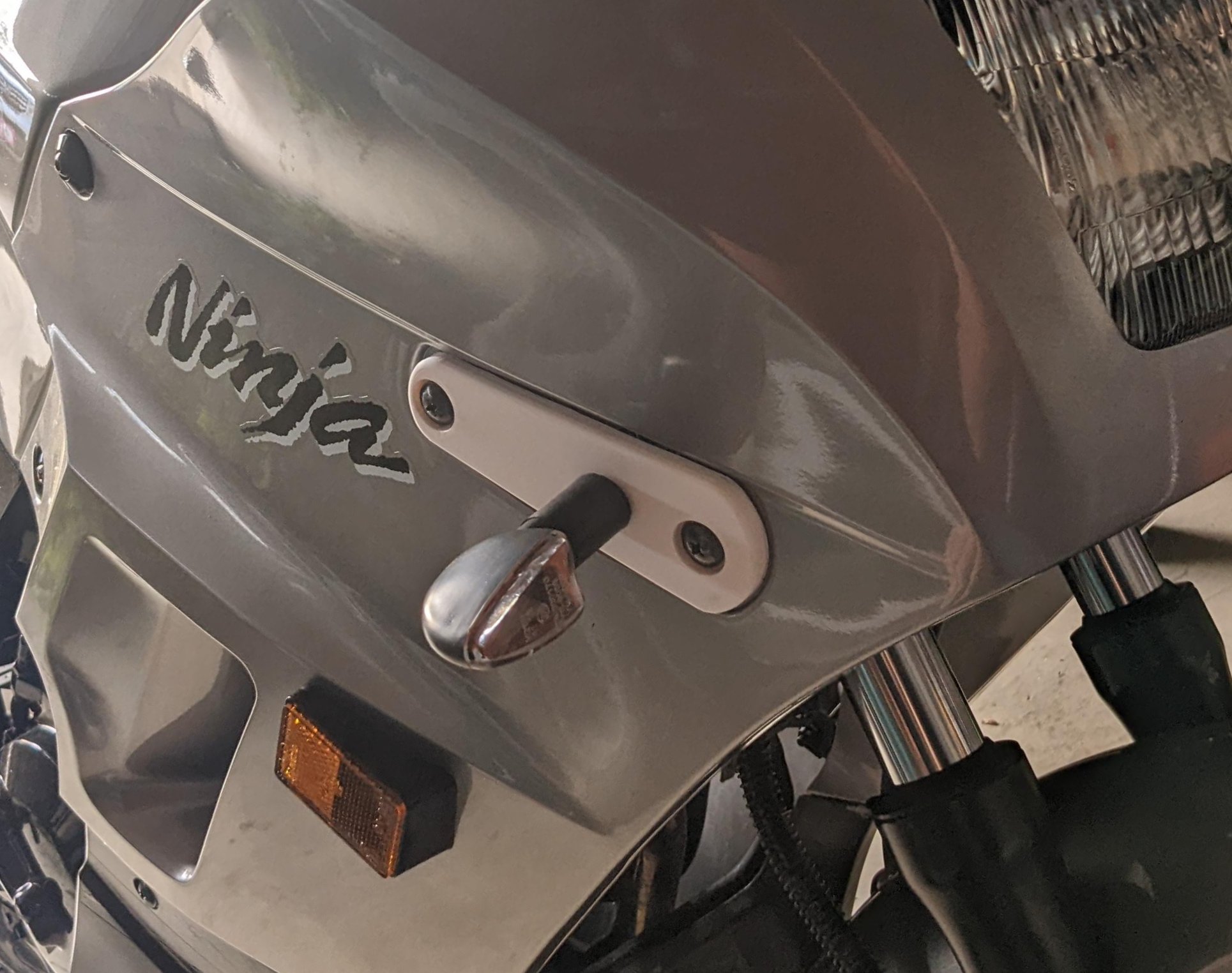 Kawasaki Ninja EX250 Front and Rear Blinker Mounts 3D model