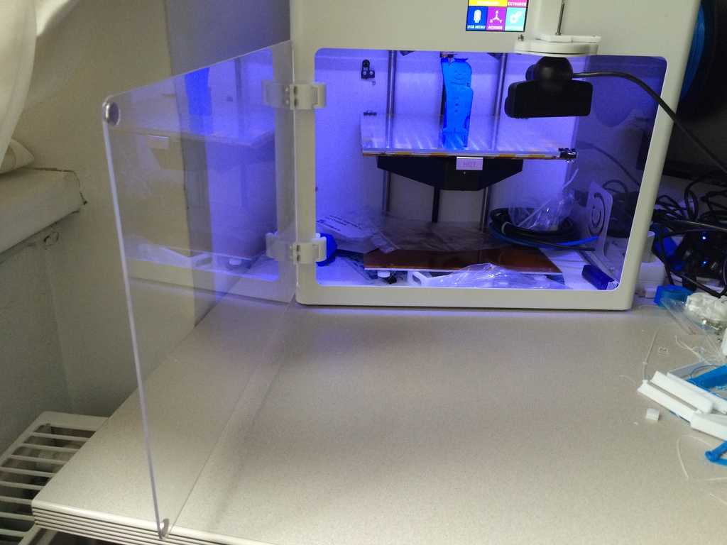 Craftbot Hidden Hinge for a Front Door by Kit Download free STL model