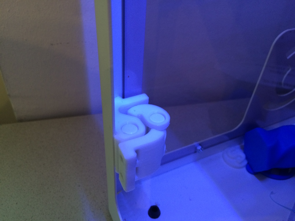 Craftbot Hidden Hinge for a Front Door by Kit Download free STL model