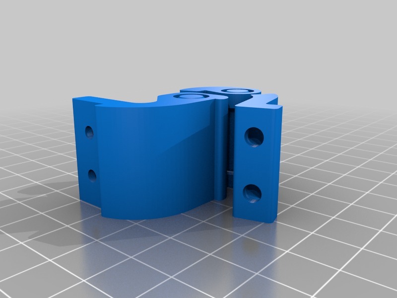 Craftbot Hidden Hinge for a Front Door by Kit Download free STL model