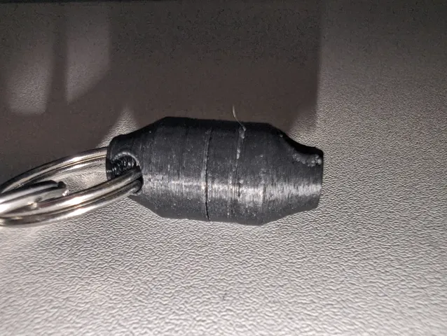 Magnetic keychain holder