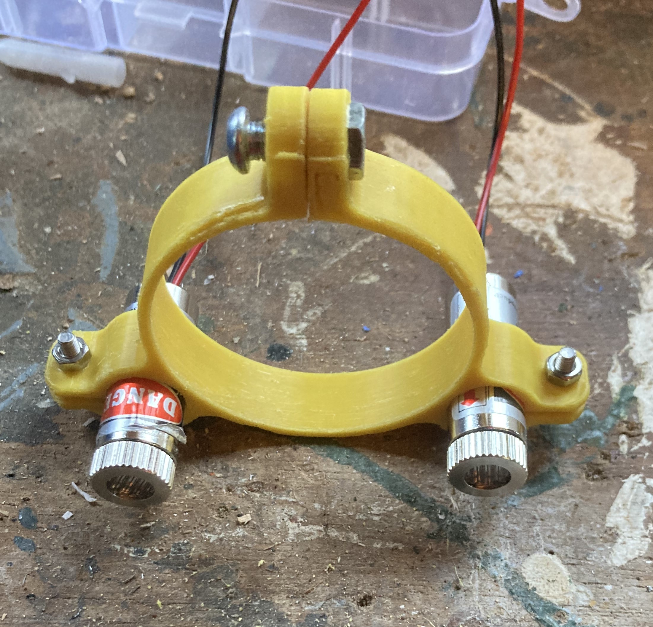 Crosshair laser adapter drill press by Proffie1969 Download free STL