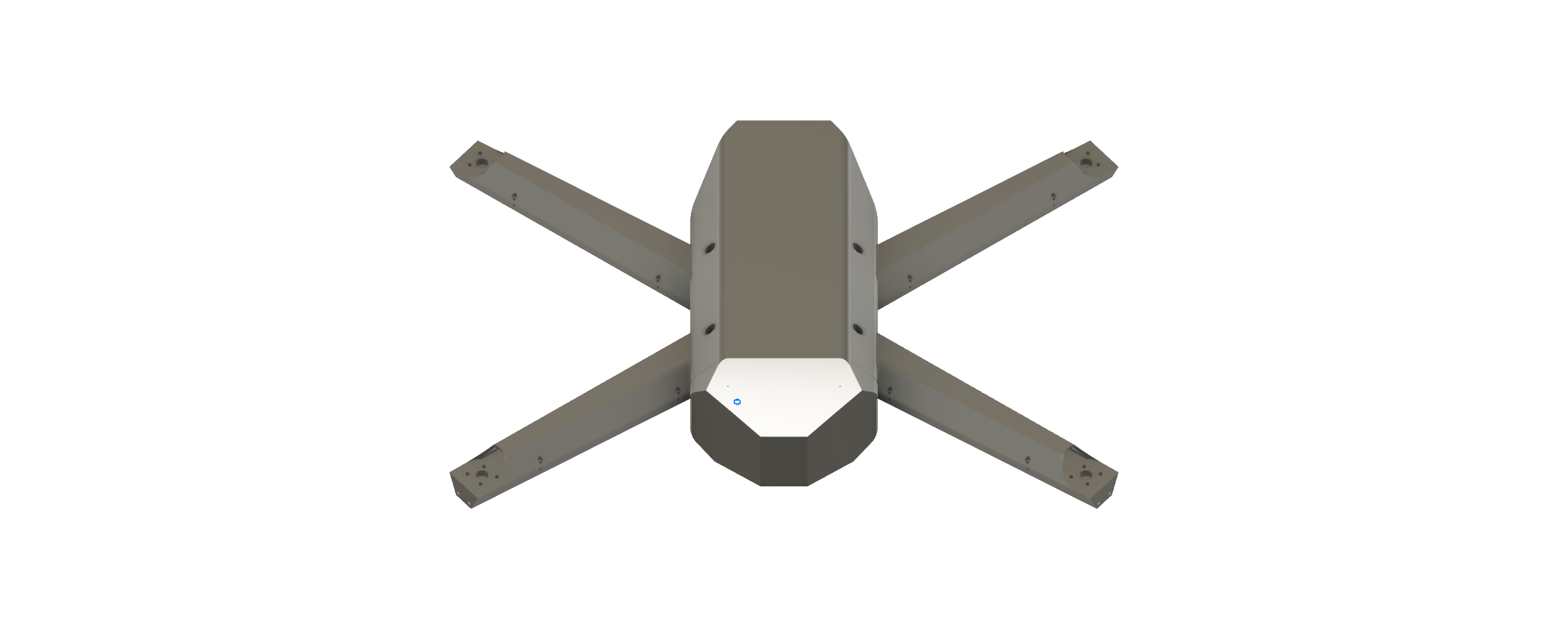 Drone frame futuristic by valentinho fernandes download free stl