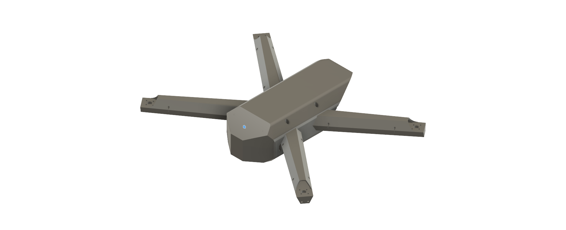 Drone frame futuristic by valentinho fernandes download free stl