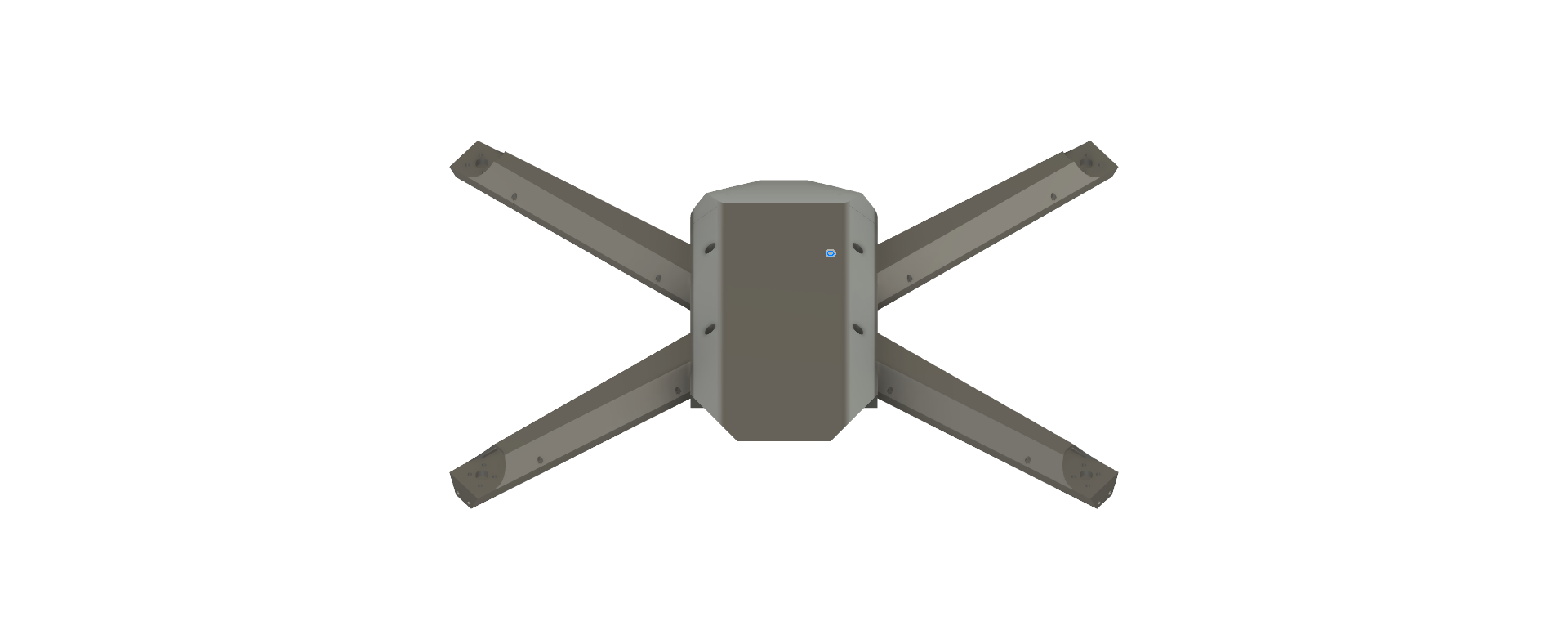 Drone frame futuristic by valentinho fernandes download free stl