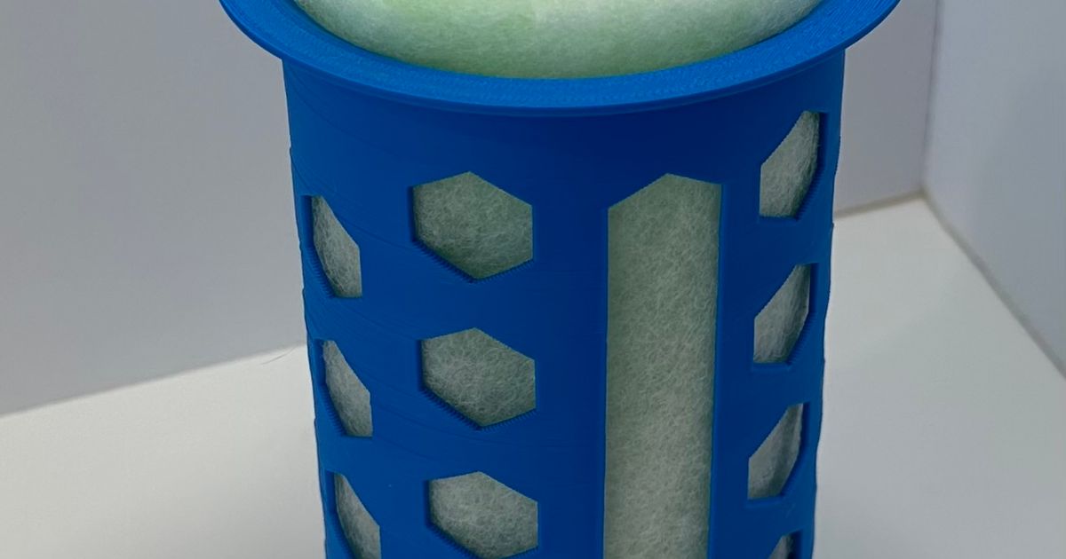 Reef Tank Filter Media Cup by eb2292 Download free STL model