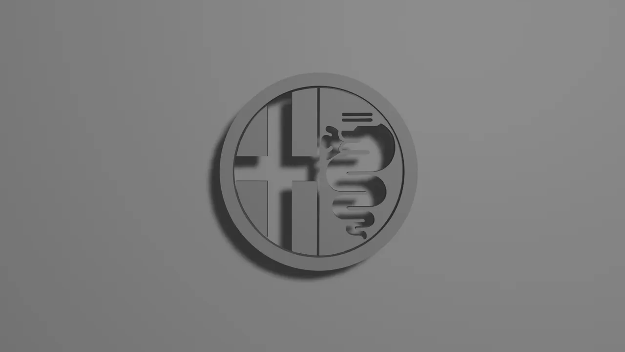 Alfa Romeo logo by tubi | Download free STL model | Printables.com, image size:1280x720