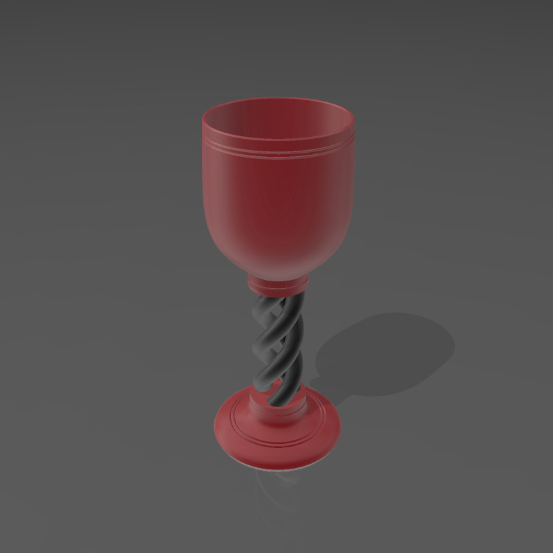 Miniatura 3 do modelo 3D Twisted Cup