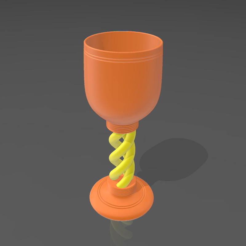 Twisted Cup by Gustavo Rezende Download free STL model