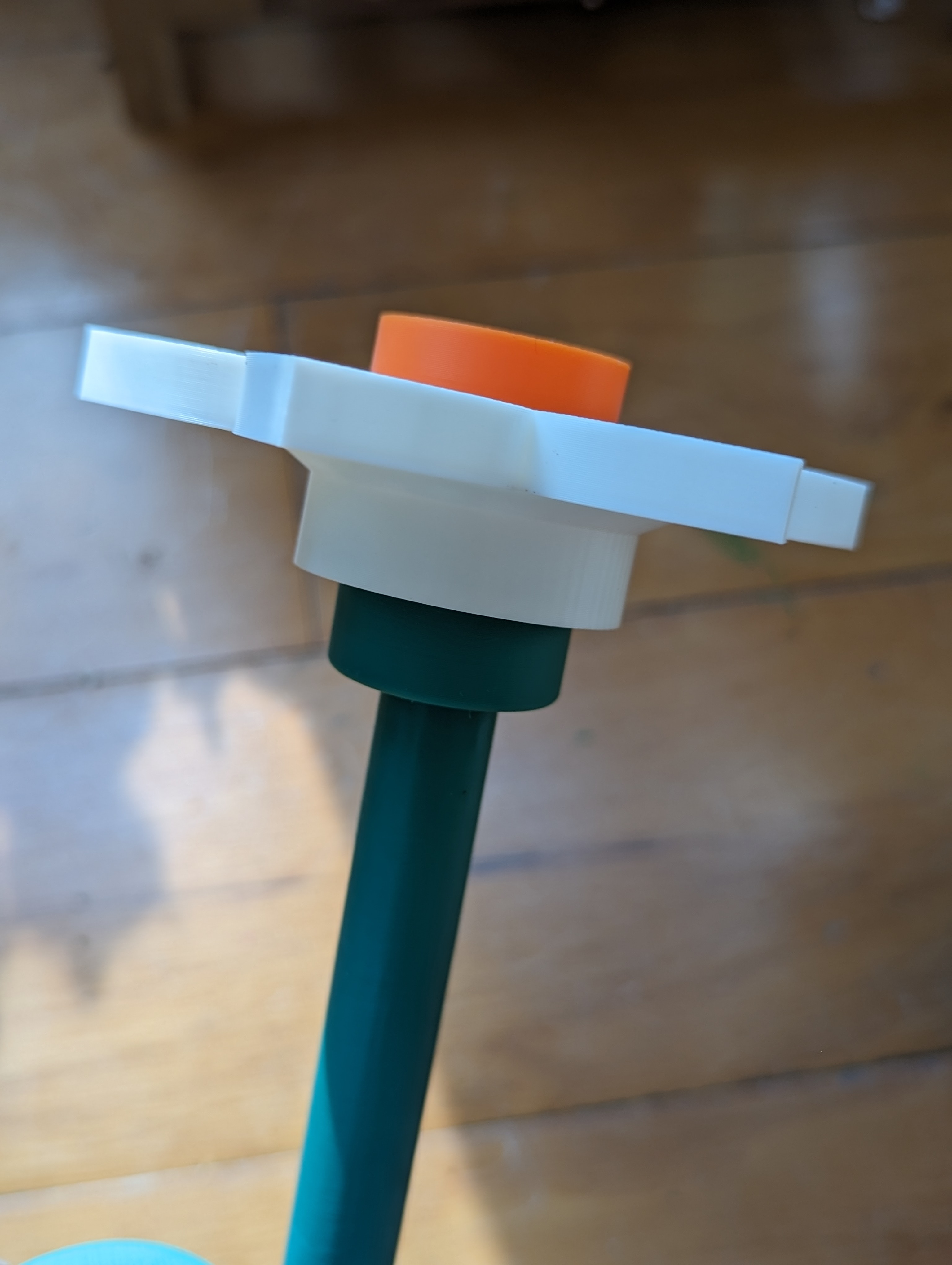 Adapter for Lego Wreath Flowers to fit on Lego Bush/ Flower Pot 3D model thumbnail