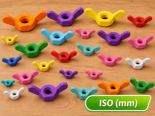 ISO WING NUT Set (mm)