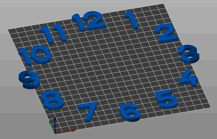 Digits and support for TROMMA Ikea Clock — miniatura 12