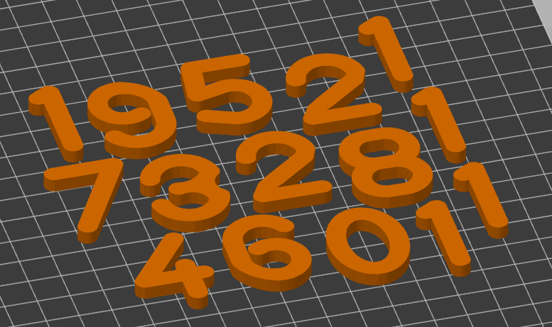 Digits and support for TROMMA Ikea Clock — miniatura 15
