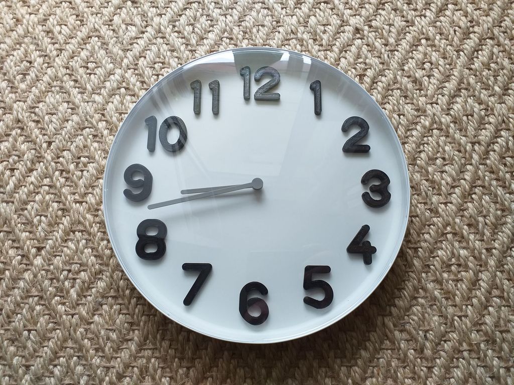 Digits and support for TROMMA Ikea Clock — miniatura 5