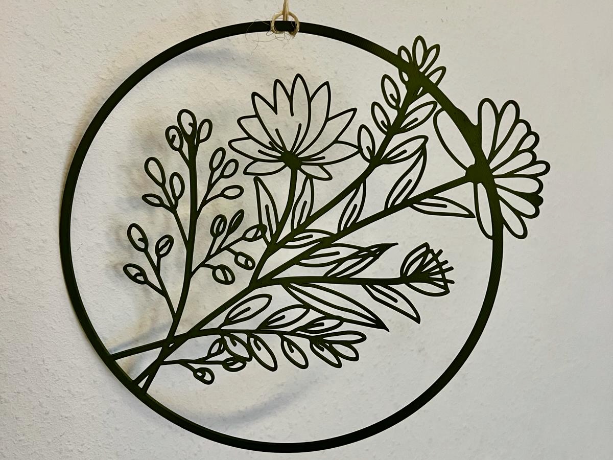 Thin spring flowers for the window
