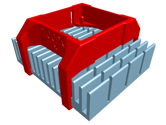 N100DC-ITX Fan Mount