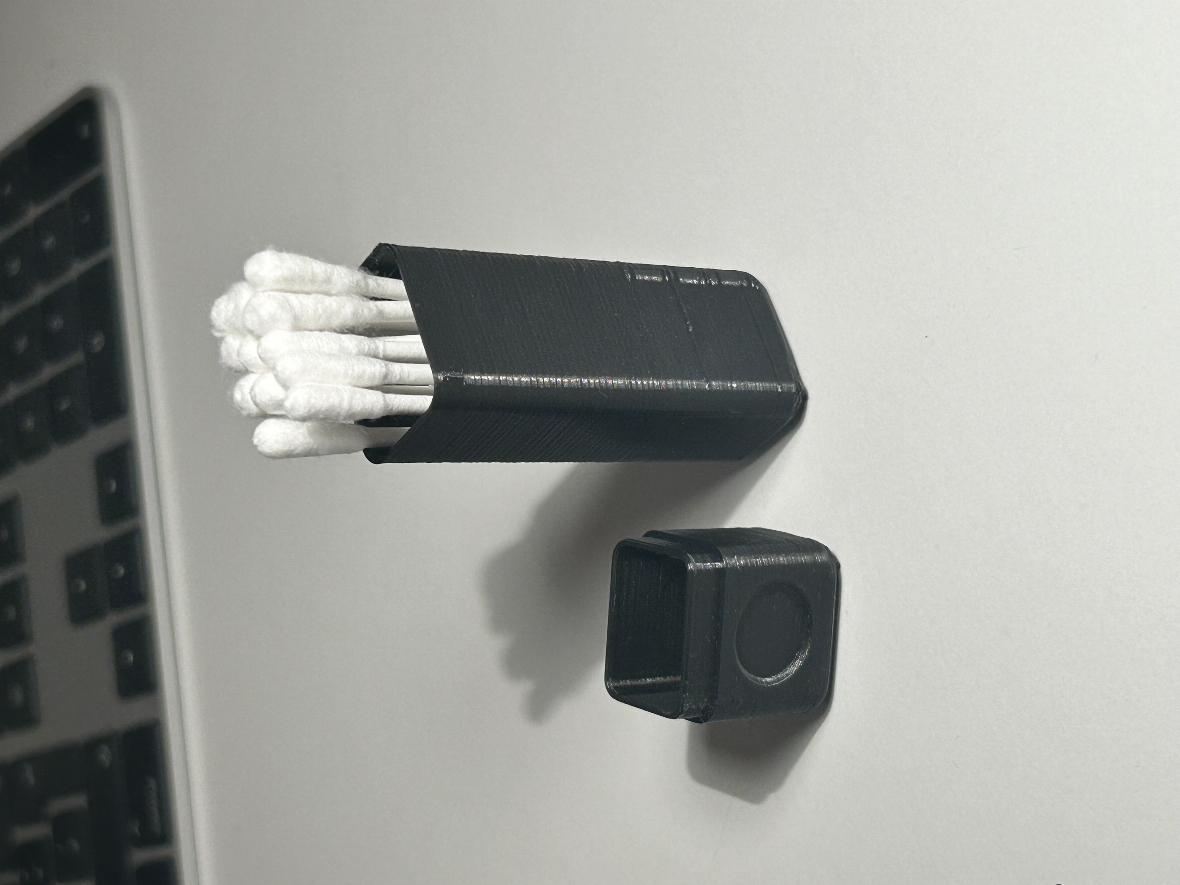 QTip Travel Case by Julius Download free STL model