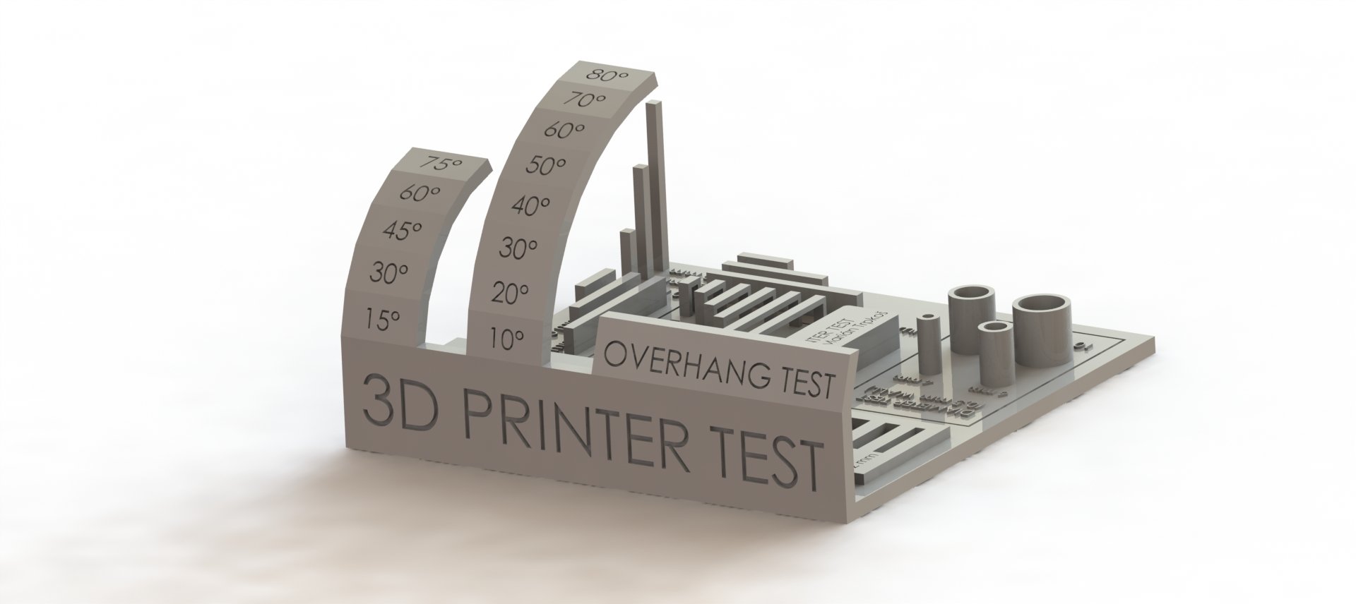 Miniatura 2 do modelo 3D 3d Printer test