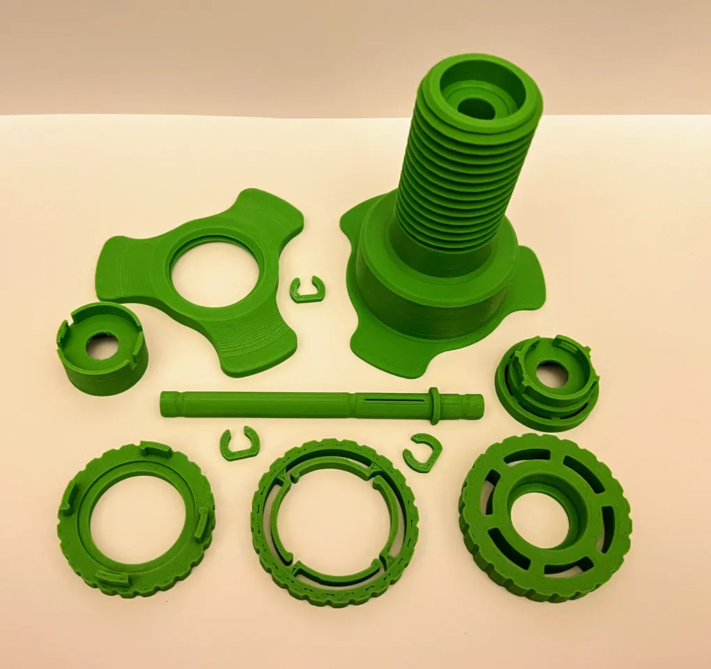 Stronger Compact Spool Auto-Rewinder by rans | Download free STL model ...