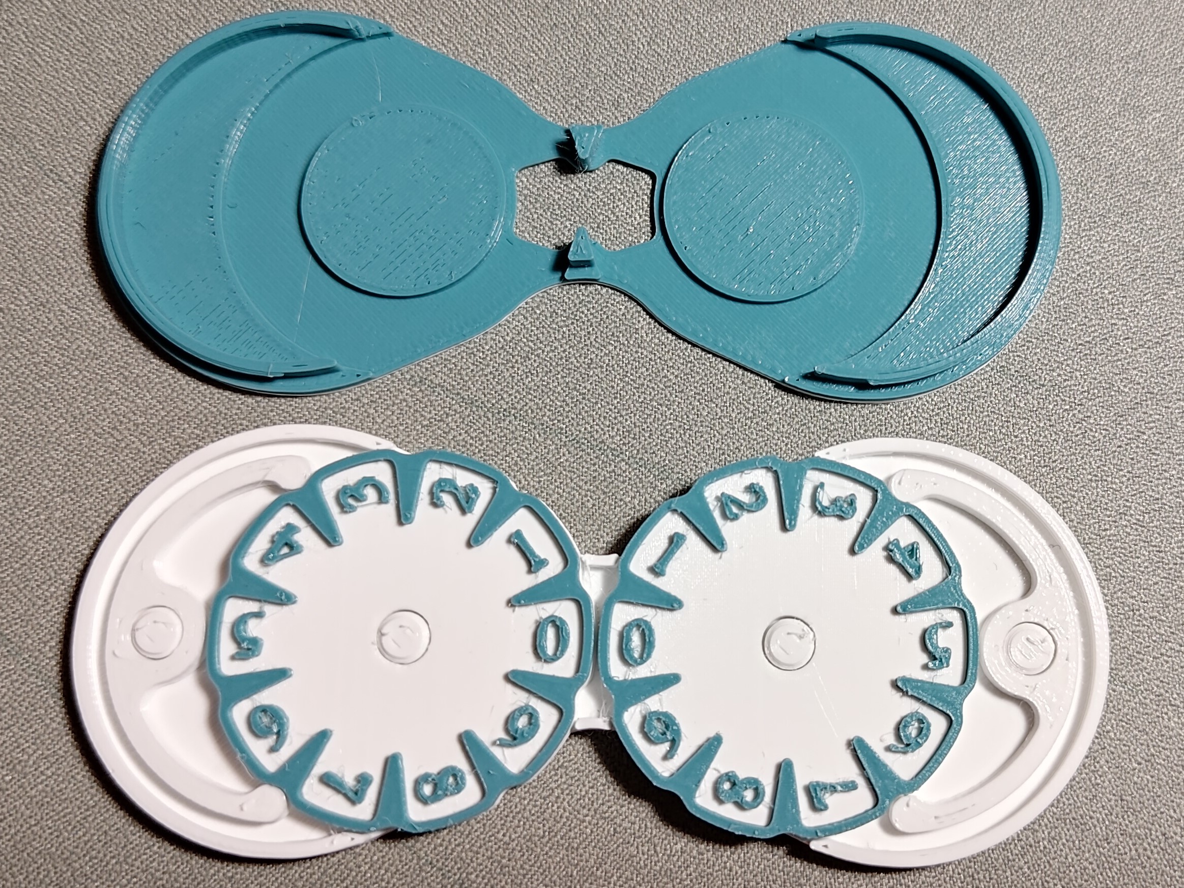 Double-digit spring-loaded life counter by Latte | Download free STL ...