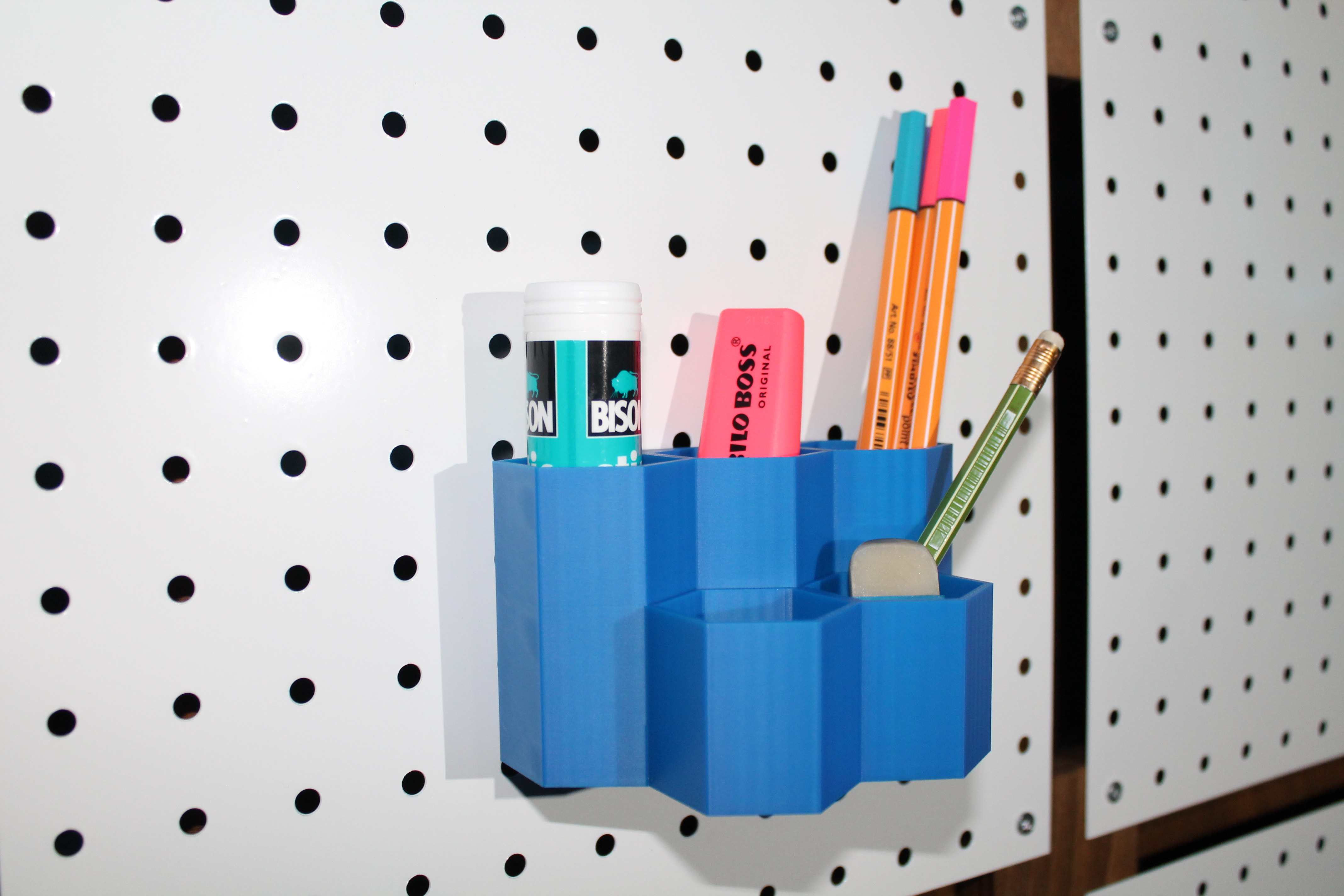 Hexagon Pegboard Box