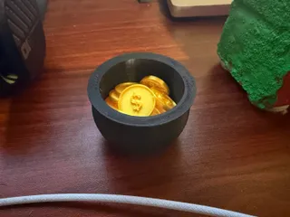 Pot of gold, Saint Patrick's Day Decoration.