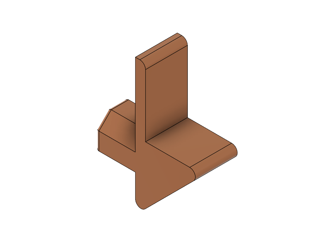 8mm Shelf Support - Easy Print by Justin B | Download free STL model | Printables.com