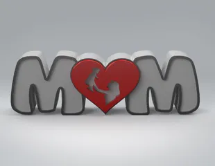 Mother 3D Logo