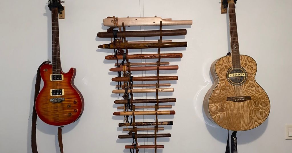 3D Printed Expandable Flute Wall Rack par Army Chief | Téléchargez ...