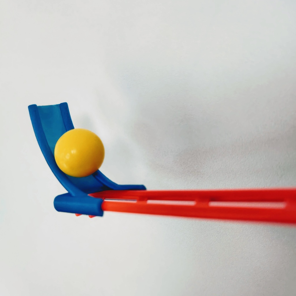 Marble run drop catch (Quercetti Skyrail)
